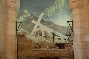 Christus met Kruis, Via Dolorosa, Jeruzalem, Israël door Unbekannt Unbekannt